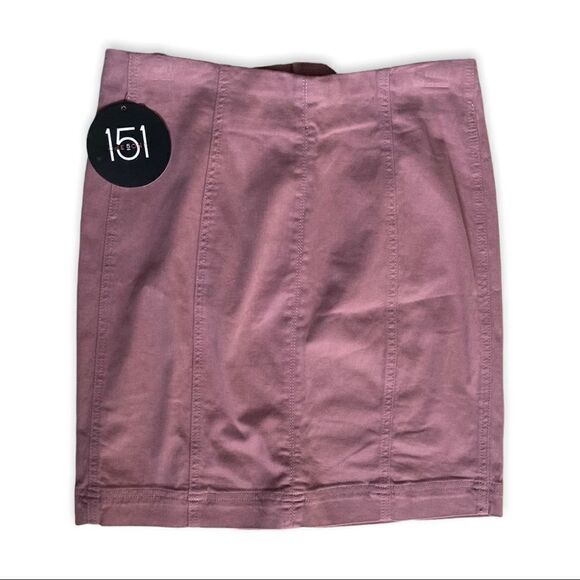 NWT 151 Solid Pink  Mean Girls Juniors Small Mini Pencil Skirt - Picture 1 of 9